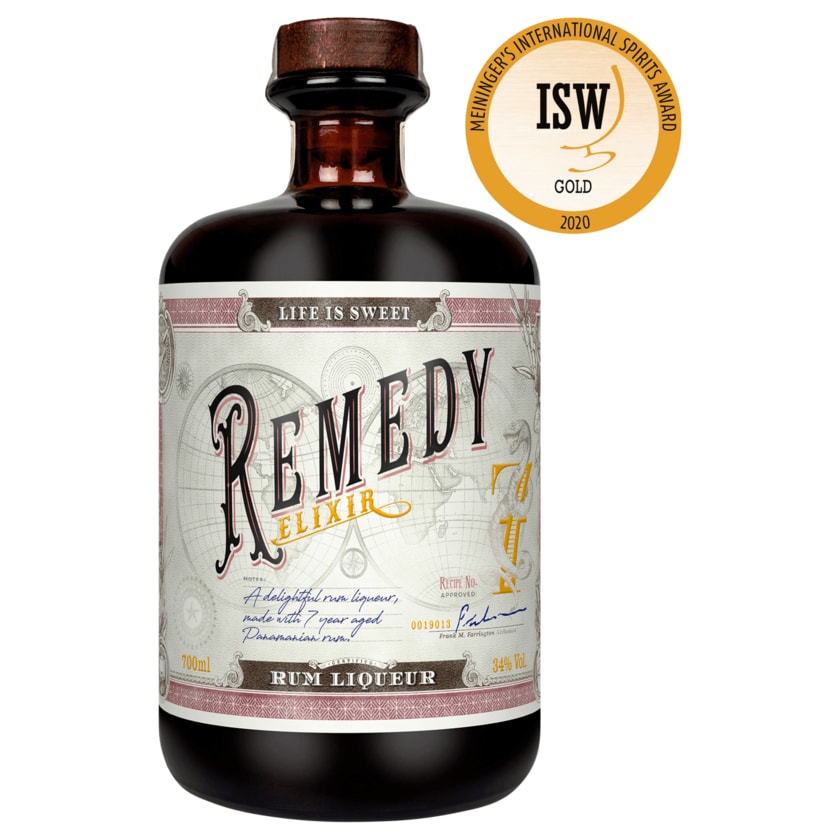 Remedy Elixir Rum Liqueur 0,7l